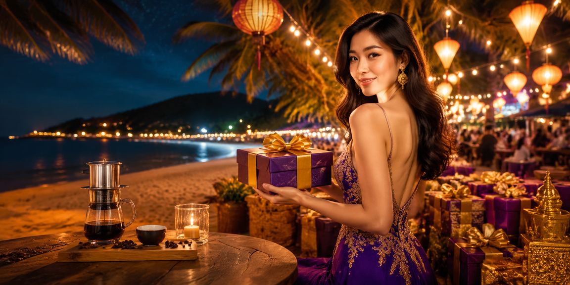 Người chơi VIP tại Côn Đảo đang tìm kiếm hỗ trợ và thưởng thức cà phê